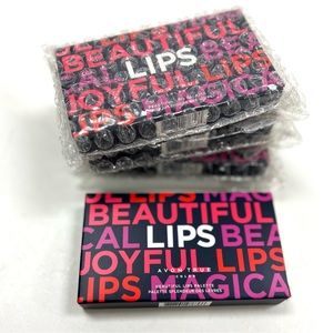 Avon New In Box Lot of 4 True Color Lip Pallets Great Stocking Stuffers!